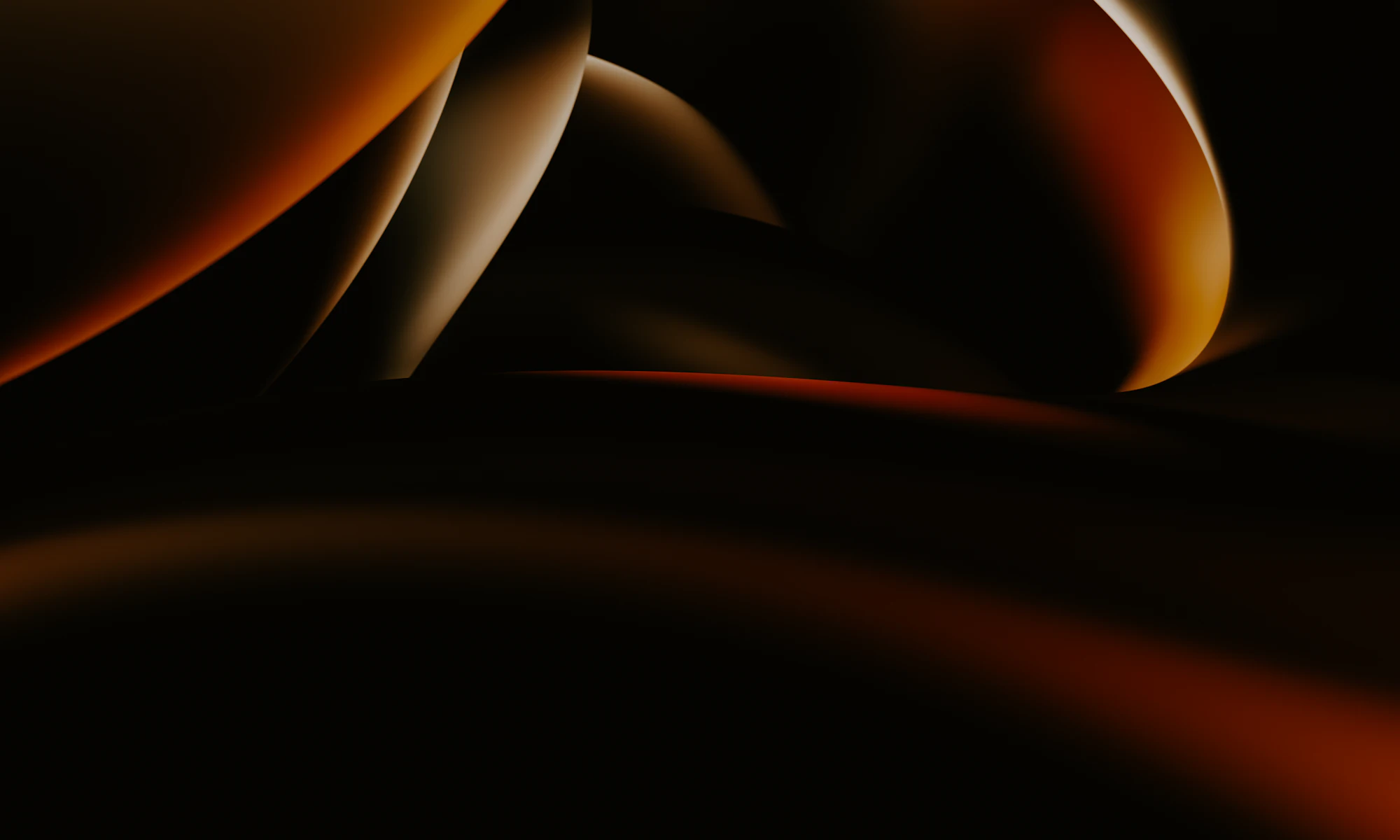 Cinematic dark abstract environment